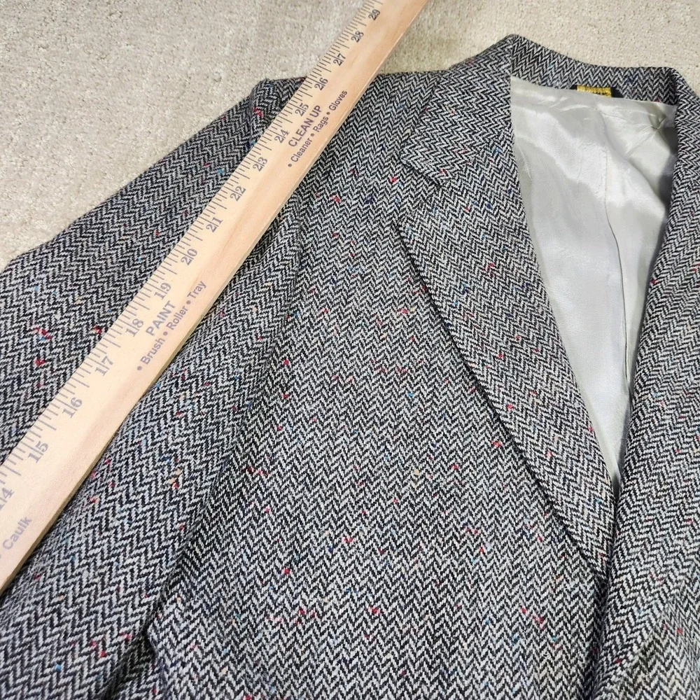 Vintage Herringbone Tweed Blazer Men 40R Wool Sport‎ Coat Jacket Archdale